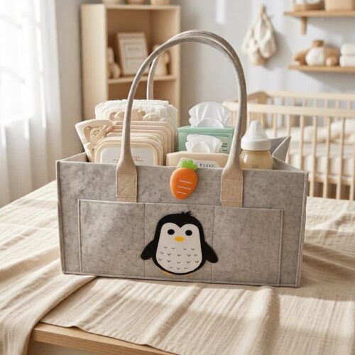 Storage Caddy- Baby Diaper Organizer