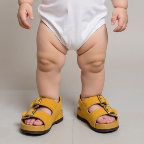 Toddler wearing comfortable adorable shoes. Best shoes for summer.