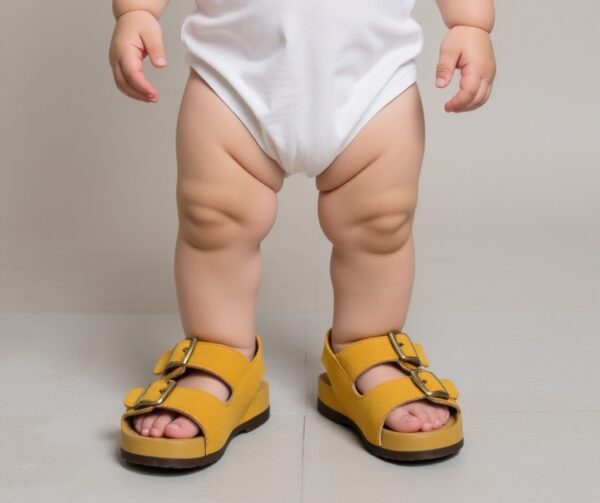 Toddler wearing comfortable adorable shoes. Best shoes for summer.
